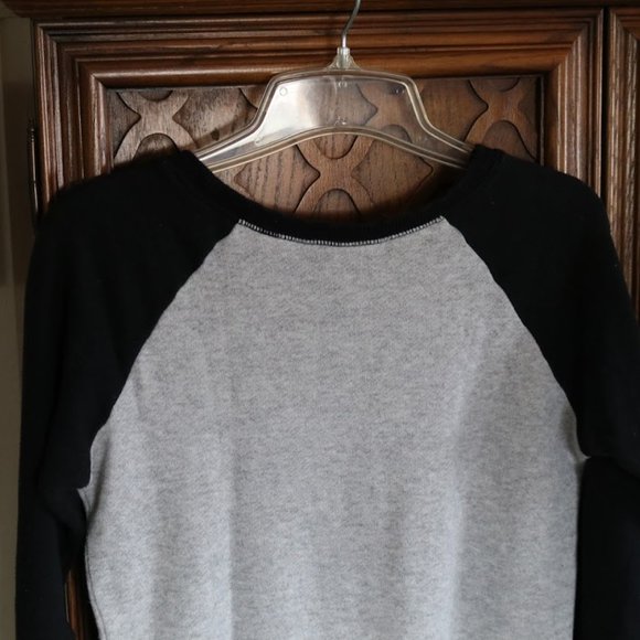 American Eagle Outfitters Vintage Raglan Sweater - Leopard print Eagle Logo - Picture 8 of 16